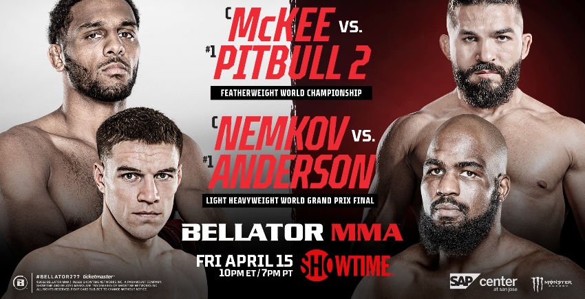 Resultados de Bellator 277: McKee vs.  pitbull 2