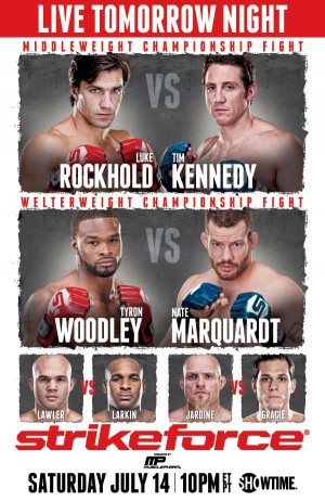 Resultados de Strikeforce: Rockhold vs.  kennedy