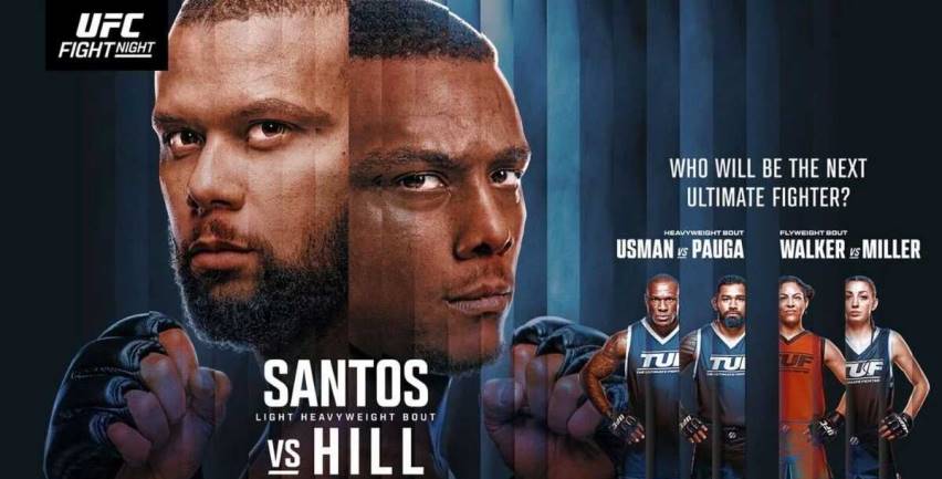 Resultados y bonos UFC en ESPN 40: Santos vs.  Colina