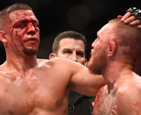 Nate Diaz como Conor McGregor