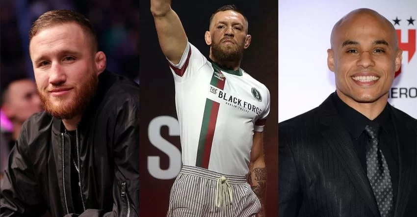 Justin Gaethje, Conor McGregor, Ali Abdelaziz