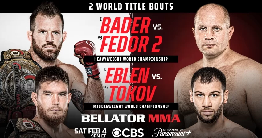 Resultados de Bellator 290: Bader vs.  Fédor 2