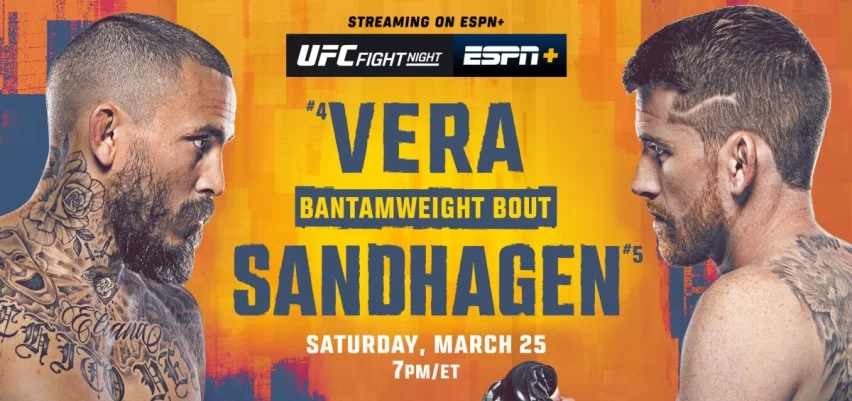 Resultados y bonos UFC en ESPN 43: Vera vs.  Sandhagen