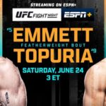 Resultados y bonificaciones de UFC en ABC 5: Emmett vs.  topuria