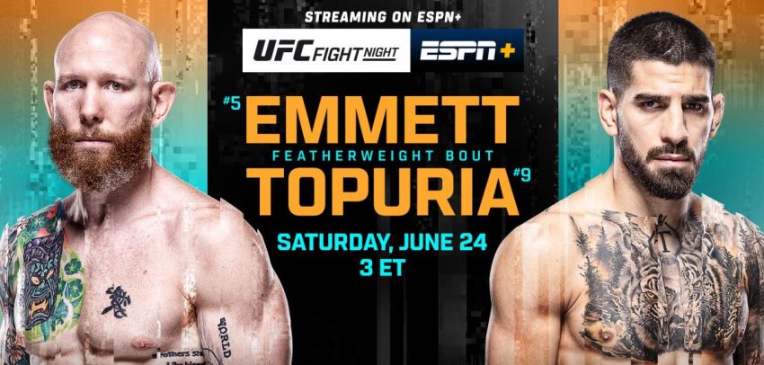 Resultados y bonificaciones de UFC en ABC 5: Emmett vs.  topuria