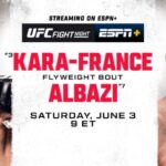 Resultados y bonus UFC en ESPN 46: Kara-France vs.  albazi