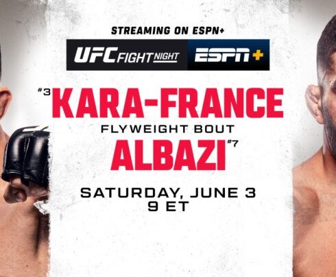 Resultados y bonus UFC en ESPN 46: Kara-France vs.  albazi