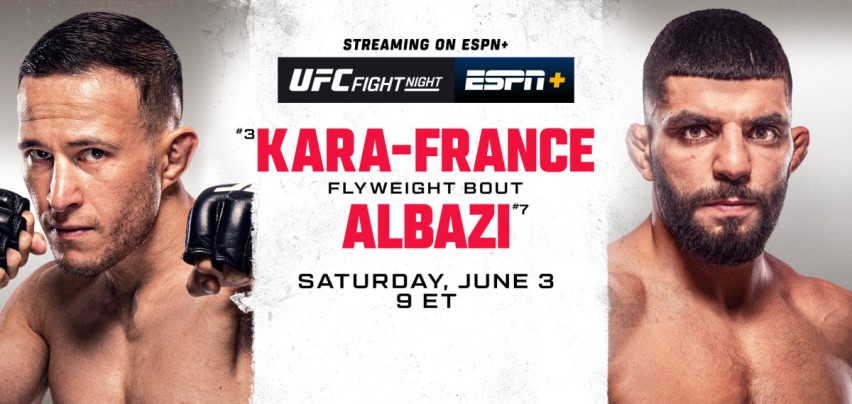 Resultados y bonus UFC en ESPN 46: Kara-France vs.  albazi