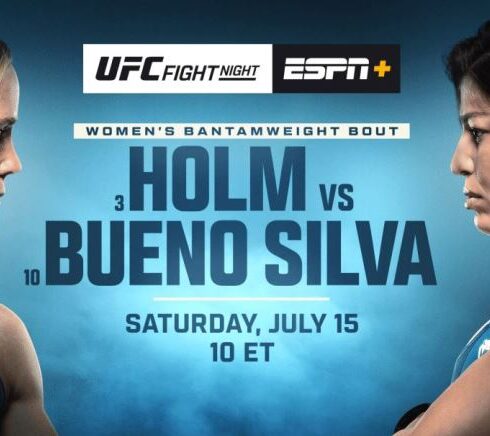 Resultados y bonificaciones UFC en ESPN 49: Holm vs.  bueno silva