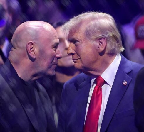 Dana White y Donald Trump